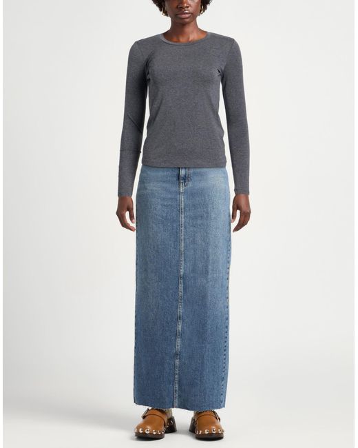 Weekend by Maxmara Blue T-Shirt Viscose, Elastane