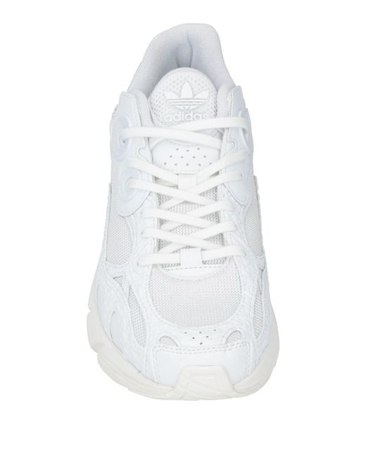 Adidas Originals White Sneakers Textile Fibers, Synthetisches Material