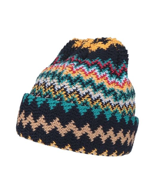 Missoni Blue Hat Wool for men