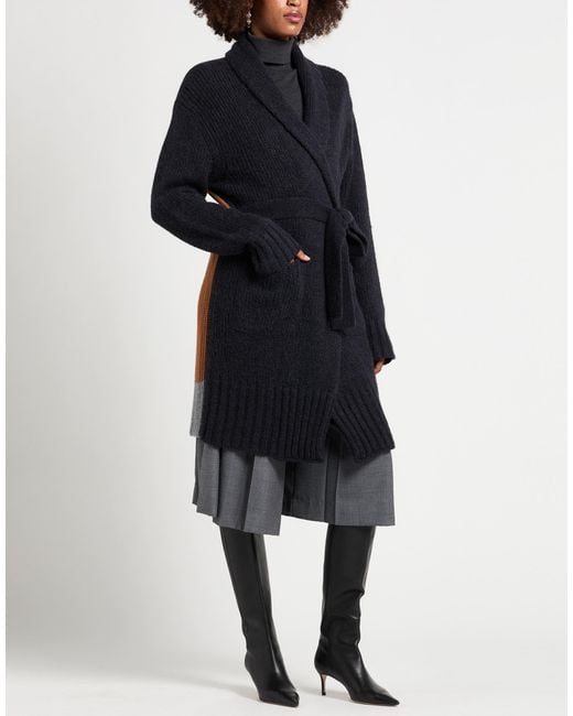 Kangra Black Cardigan Wool