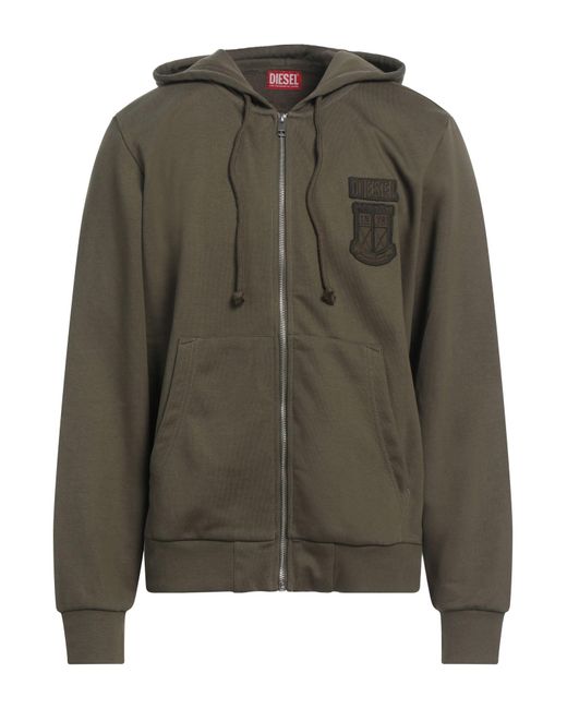 DIESEL Green Sweatshirt for men