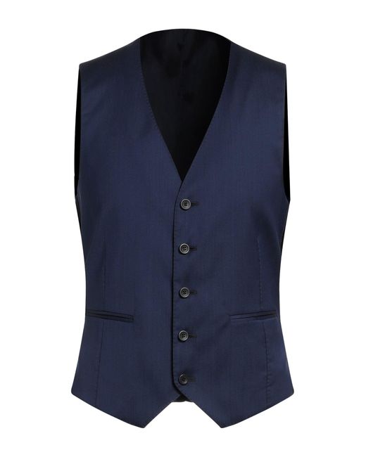 Tonello Blue Waistcoat for men