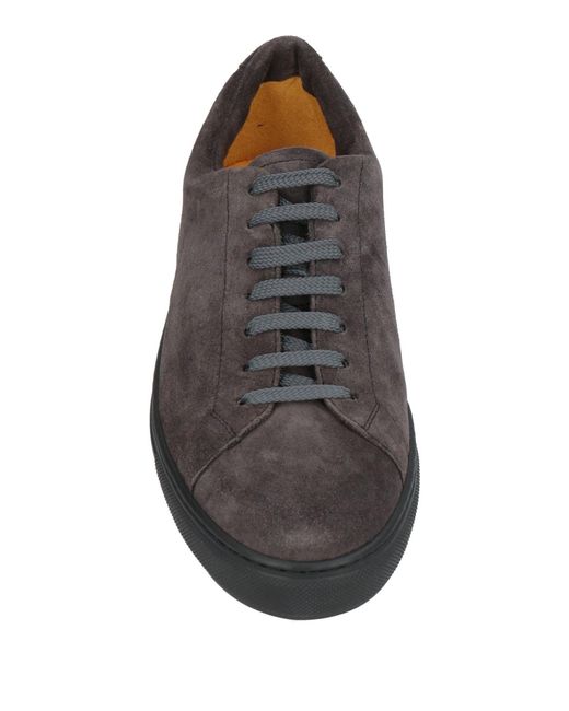 Doucal's Brown Sneakers Leather for men