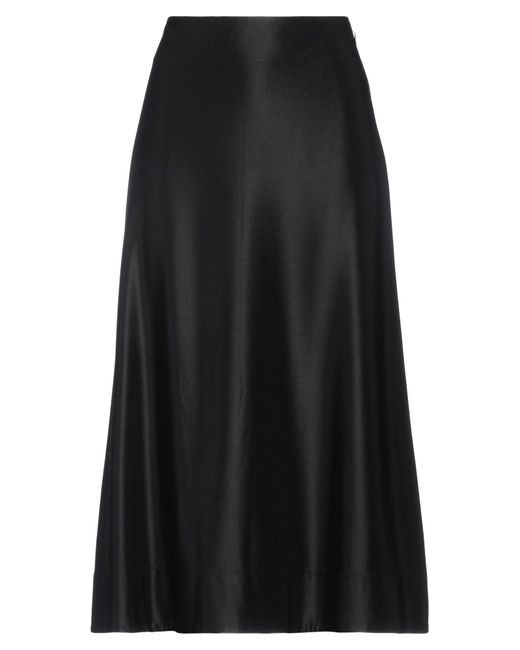 Gonna Midi di Jil Sander in Black