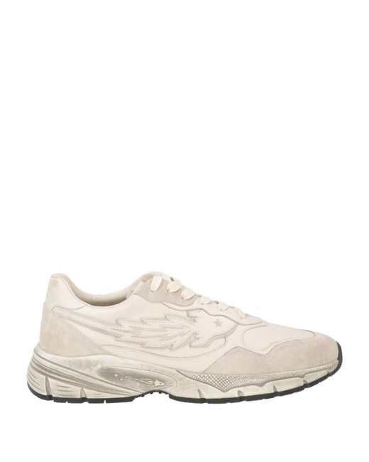 ENTERPRISE JAPAN White Sneakers Calfskin, Cow Leather for men