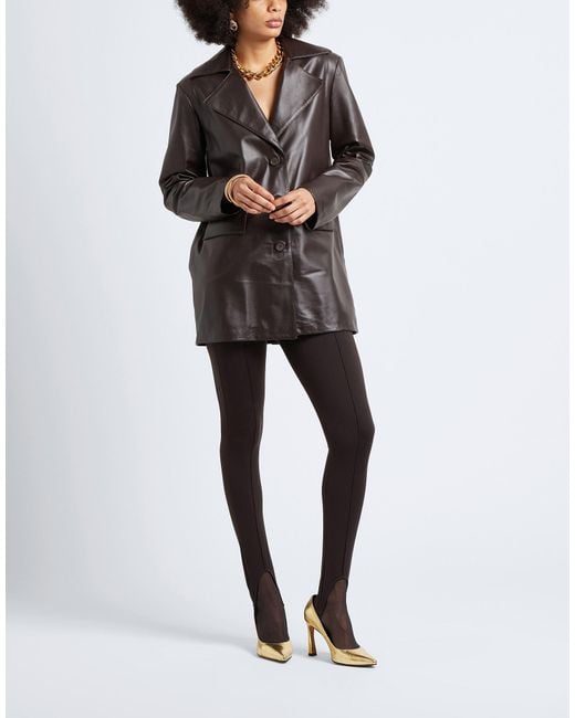 8 by YOOX Brown Overcoat & Trench Coat