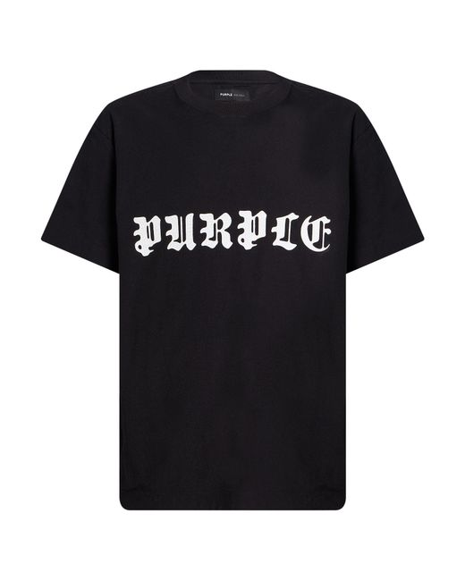 Purple Black T-Shirt for men