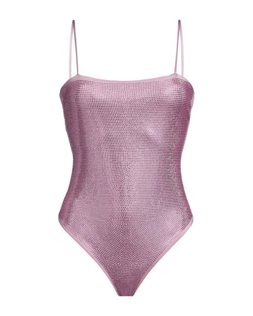 DISTRICT® by MARGHERITA MAZZEI Purple One-piece Swimsuit