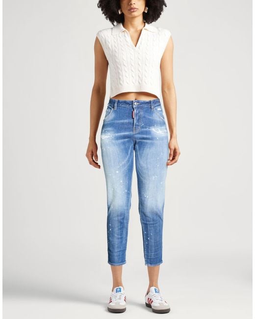 DSquared² Blue Jeans Cotton, Polyester, Elastane
