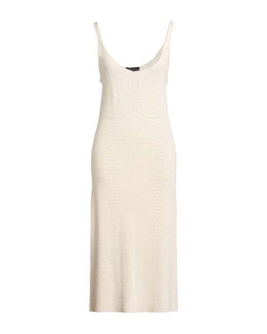 ARMANI EXCHANGE White Midi Dresses