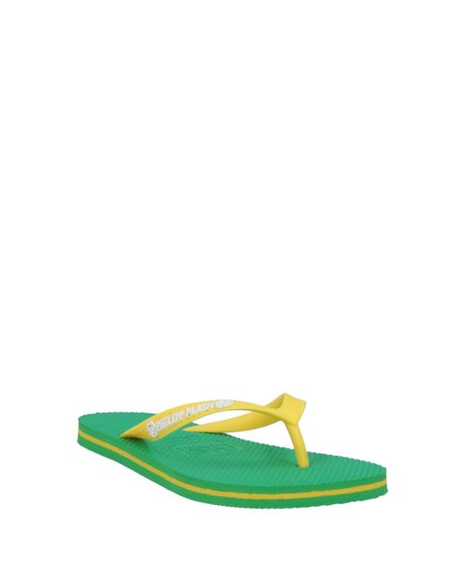 Philipp Plein Green Thong Sandal for men