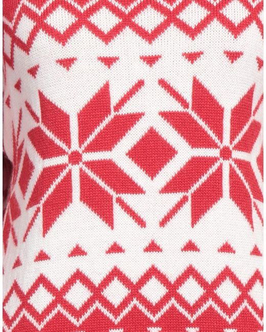 ViCOLO Red Turtleneck Wool, Acrylic