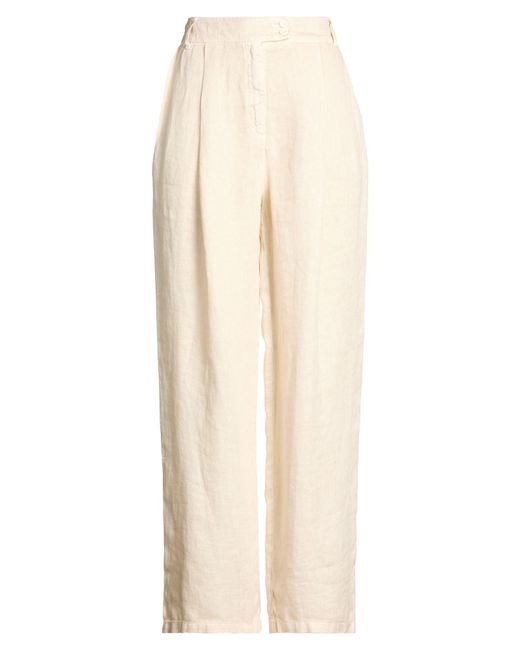 120% Lino Natural Trouser