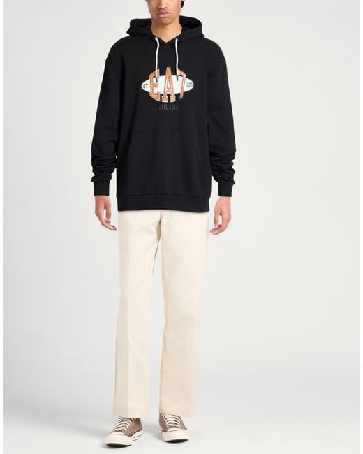 EA7 Black Sweatshirt for men