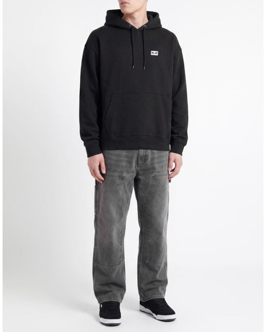 Obey Black Sweatshirt Cotton for men