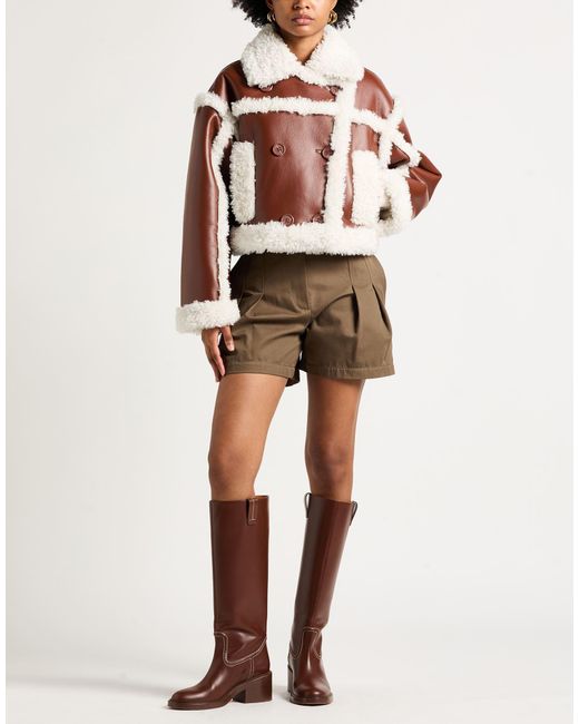 Stand Studio Multicolor Shearling & Teddy