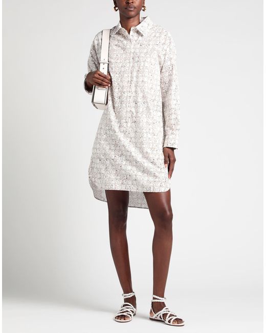 Max Mara White Mini Dress