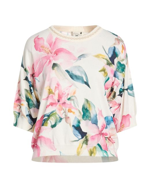 Twinset Natural U&B Sweater Cotton, Viscose