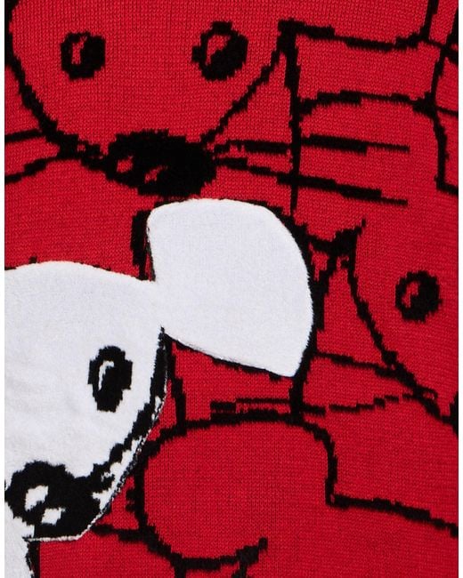 DSquared² Red Sweater Cotton, Viscose, Polyester, Polyimide for men