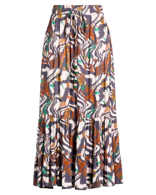 CONNOR & BLAKE White Maxi Skirt Viscose