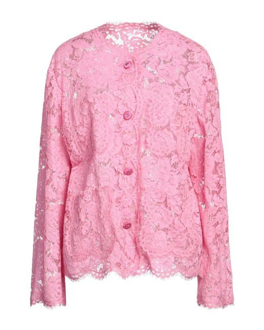 Dolce & Gabbana Blazer in Pink | Lyst