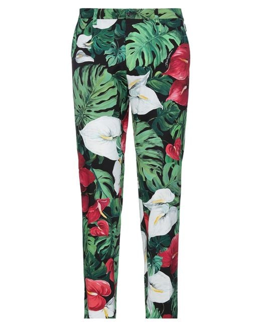 Dolce & Gabbana Green Trouser for men