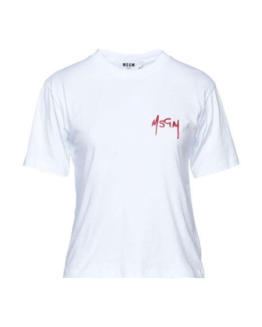Camiseta MSGM de color White