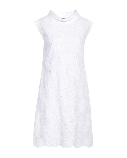 D.exterior White Mini Dress