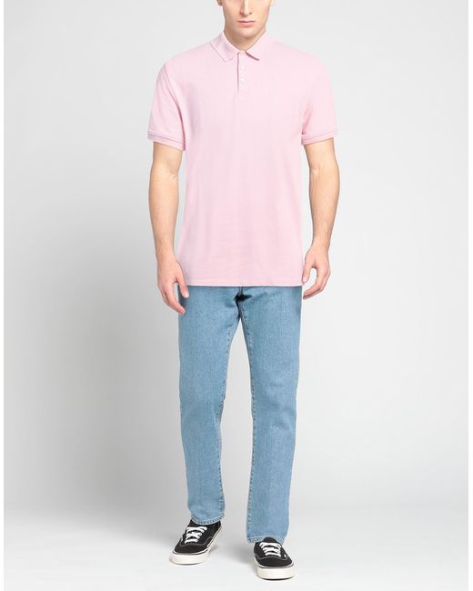 Emporio Armani Pink Polo Shirt for men