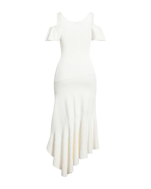 Vestido midi J.W. Anderson de color White