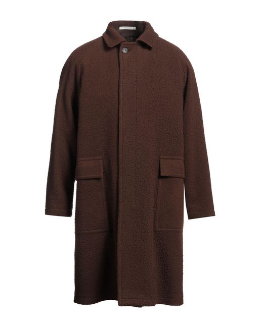 Tagliatore Brown Coat Virgin Wool, Polyamide for men