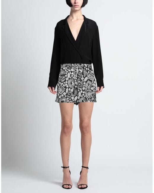 Gaelle Paris Gray Shorts & Bermuda Shorts