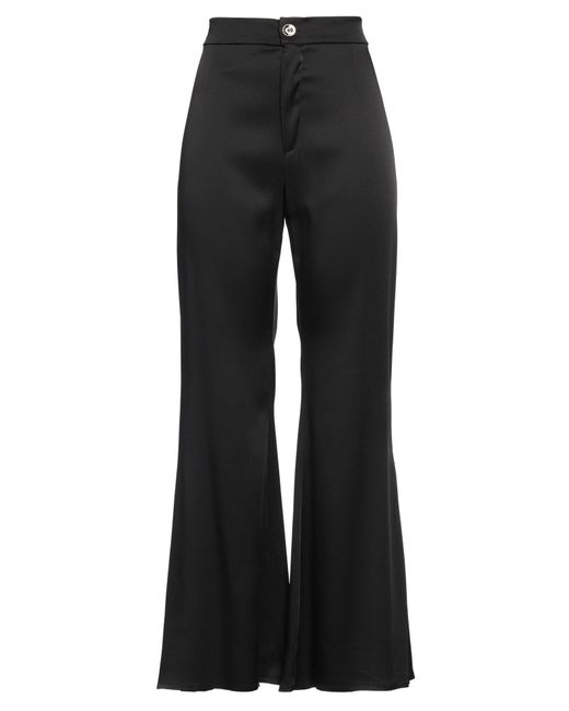 VANESSA CARRUBBA Black Pants Acetate, Viscose, Elastane