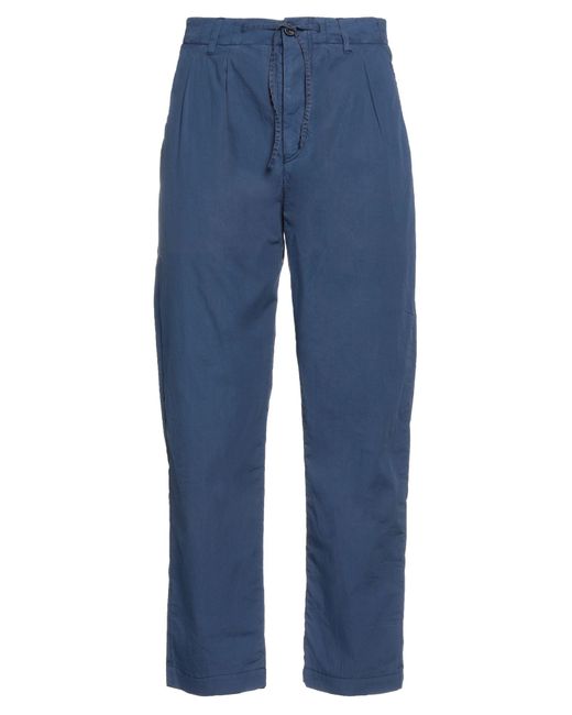 Hannes Roether Blue Pants for men