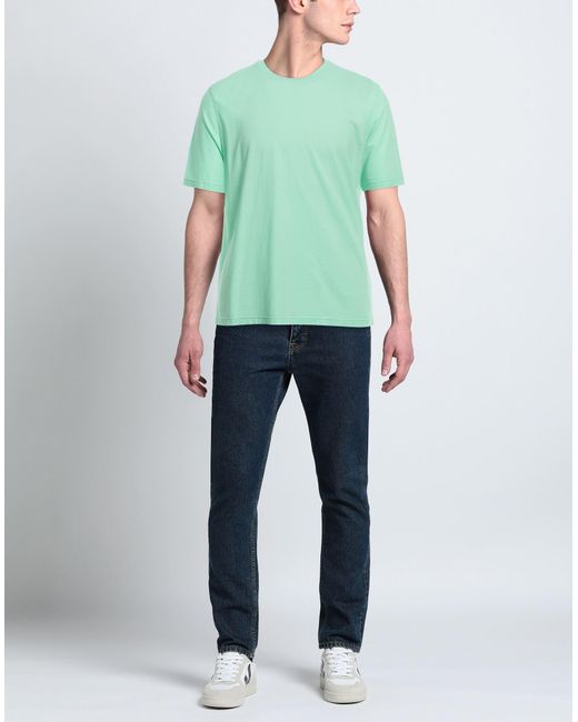 FILIPPO DE LAURENTIIS Green T-Shirt Cotton for men