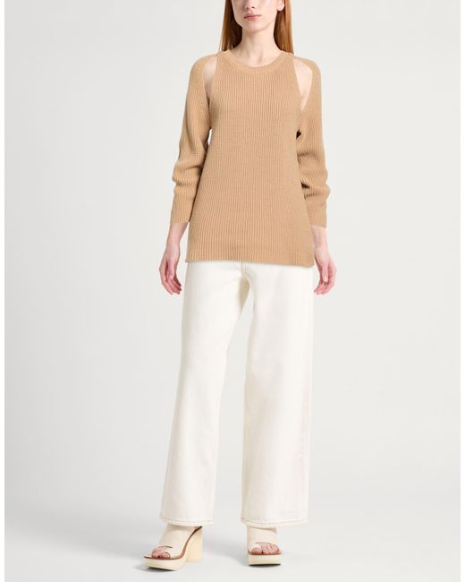 Pullover Alpha Studio en coloris Natural