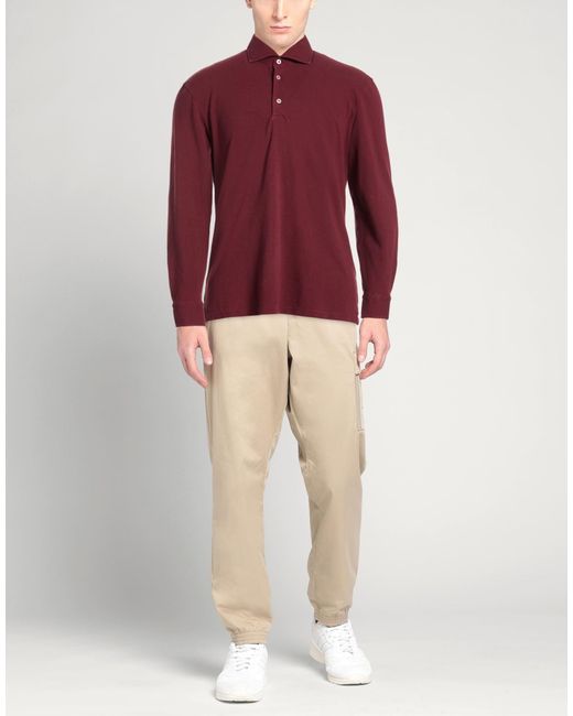 Sonrisa Red Polo Shirt for men