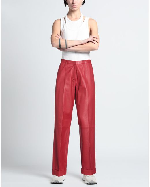 FEDERICA TOSI Red Pants