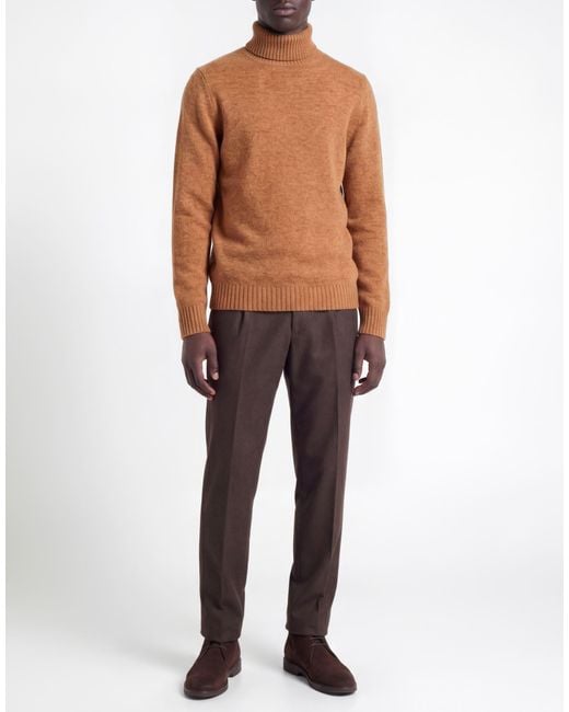 Roda Rollkragenpullover in Brown für Herren