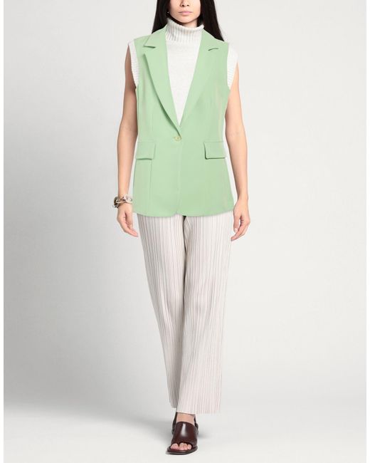 Compagnia Italiana Green Blazer Polyester, Elastane