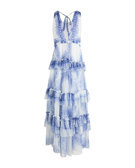 Philosophy Di Lorenzo Serafini Blue Maxi Dresses