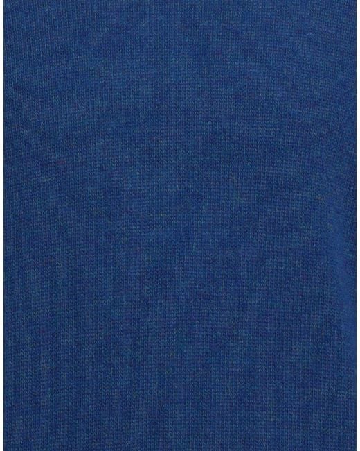 Brooksfield Blue Sweater Virgin Wool for men
