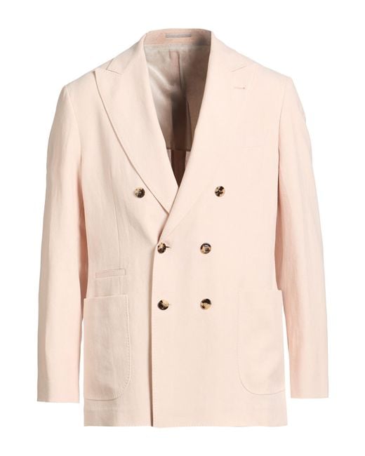 Brunello Cucinelli Natural Blazers for men