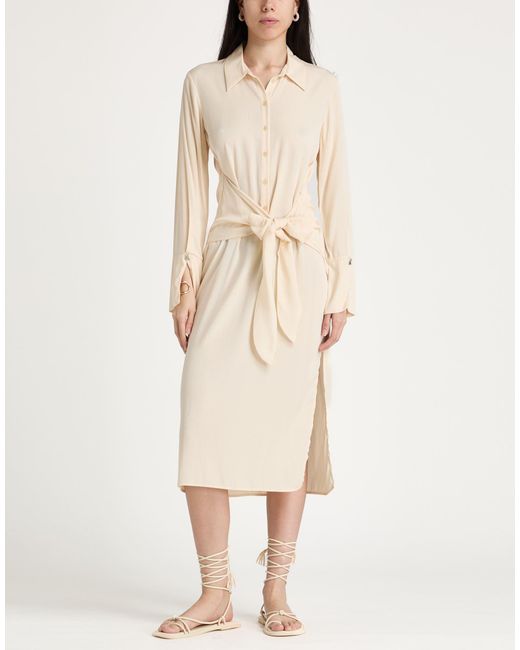Patrizia Pepe Natural Midi Dress