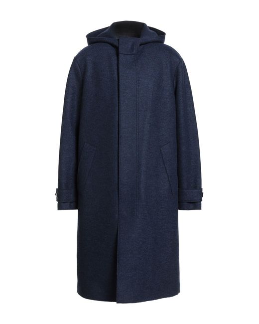 Abrigo Harris Wharf London de hombre de color Blue
