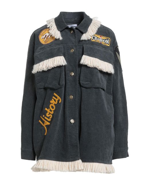 History Repeats Gray Lead Shirt Cotton, Elastane