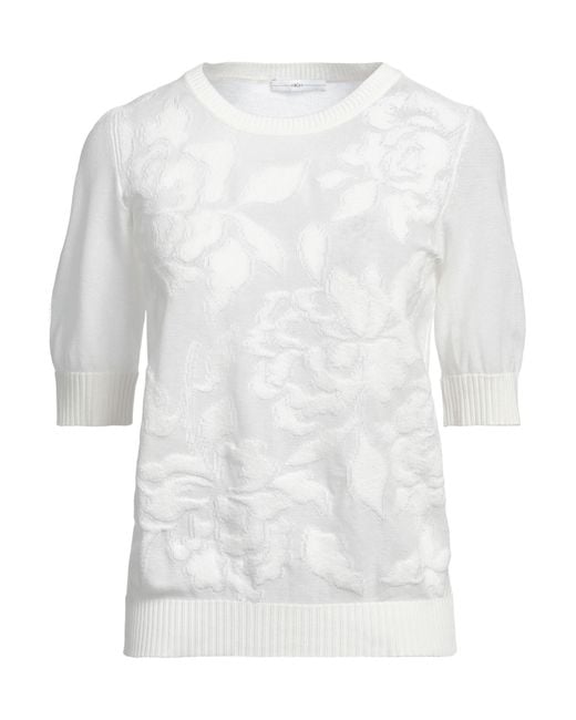 Pullover High en coloris White
