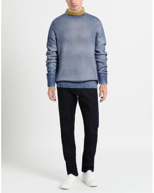Aragona Blue Turtlenecks for men