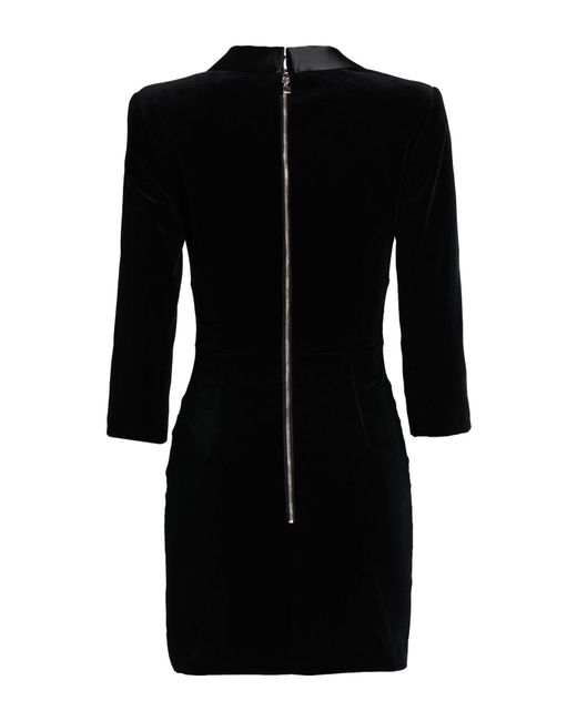 Elisabetta Franchi Black Mini Dress
