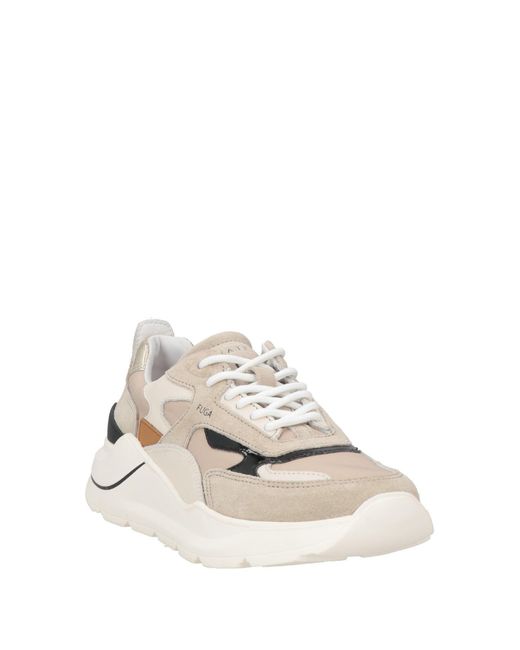 Date White Sneakers Leather, Nylon
